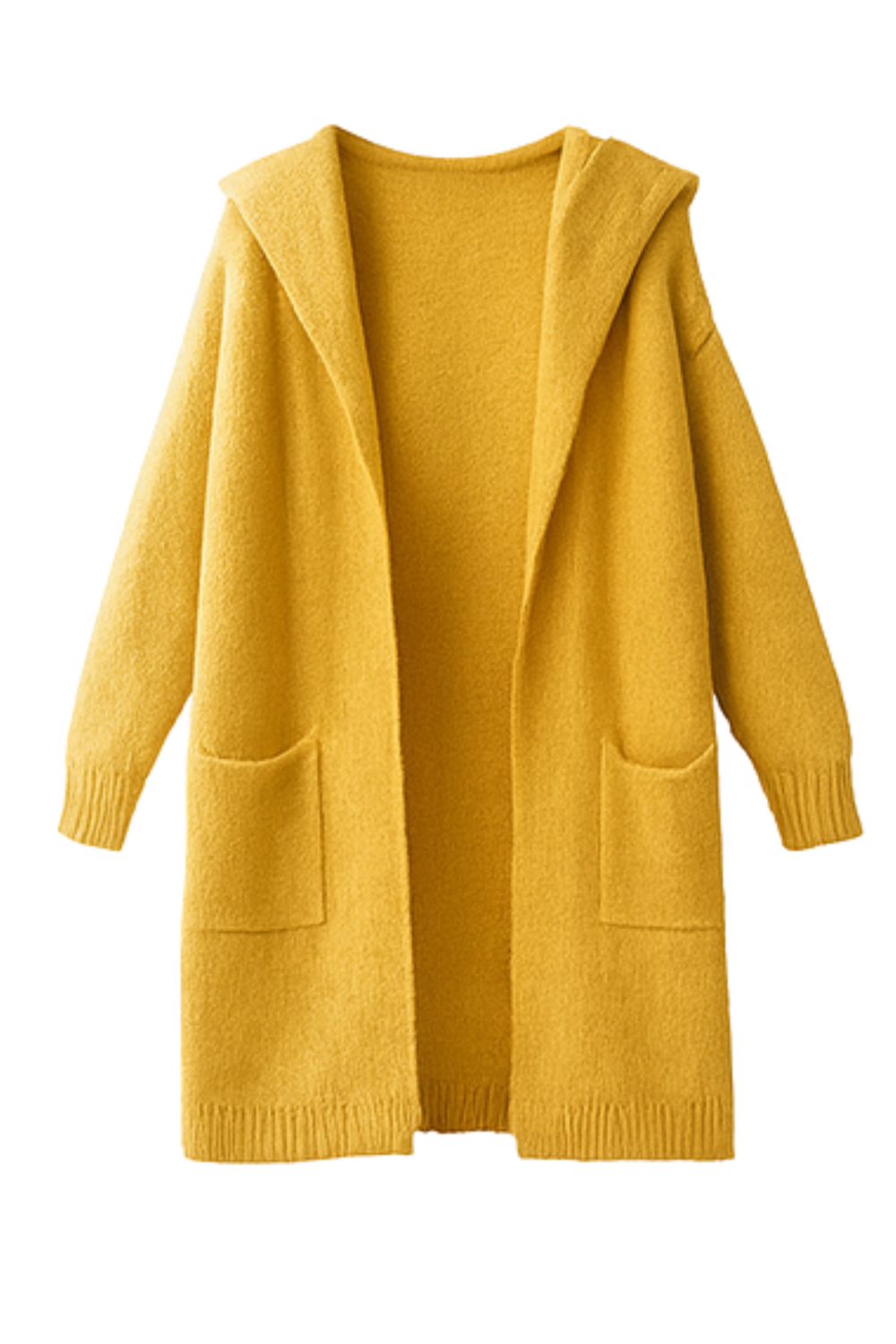 Darienne Comfortable Open-Front Knit Cardigan Soft