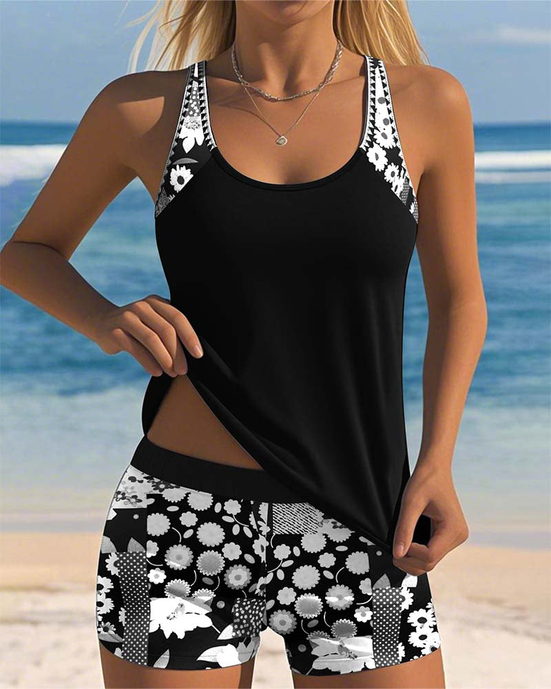 Evelyn Floral Beach Set