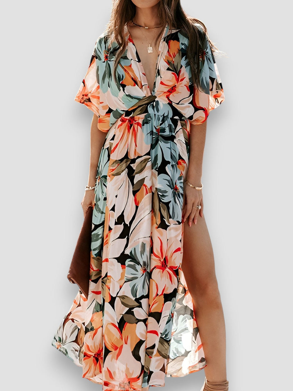 Karina Floral Boho Maxi Dress