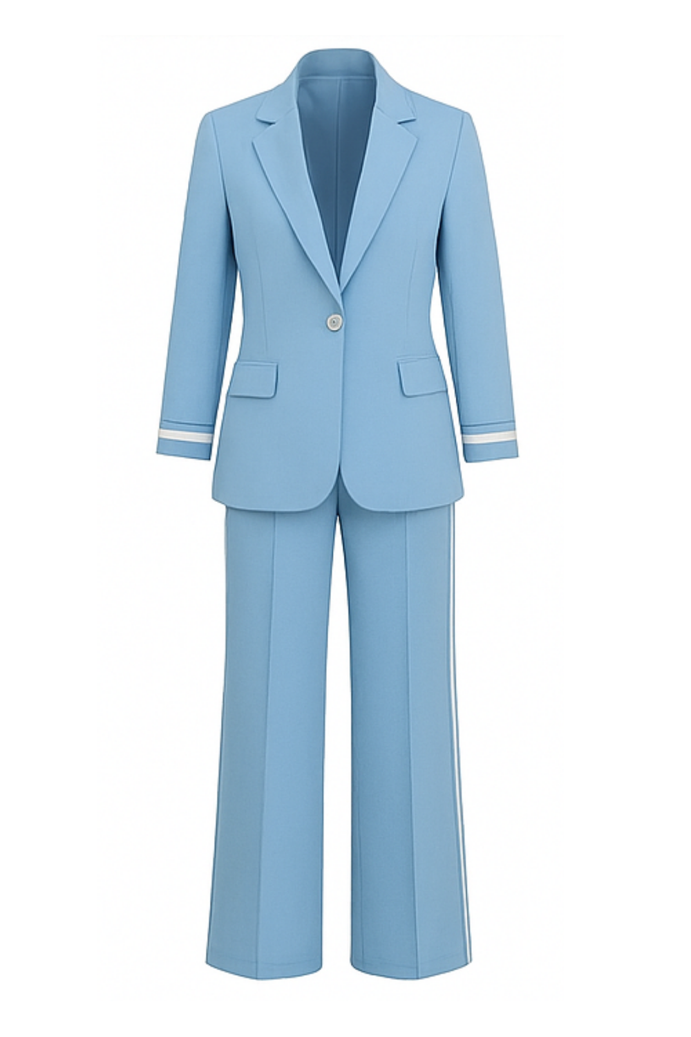 Nessa Zip-Top Lounge Set in Blue for All-Day Comfort