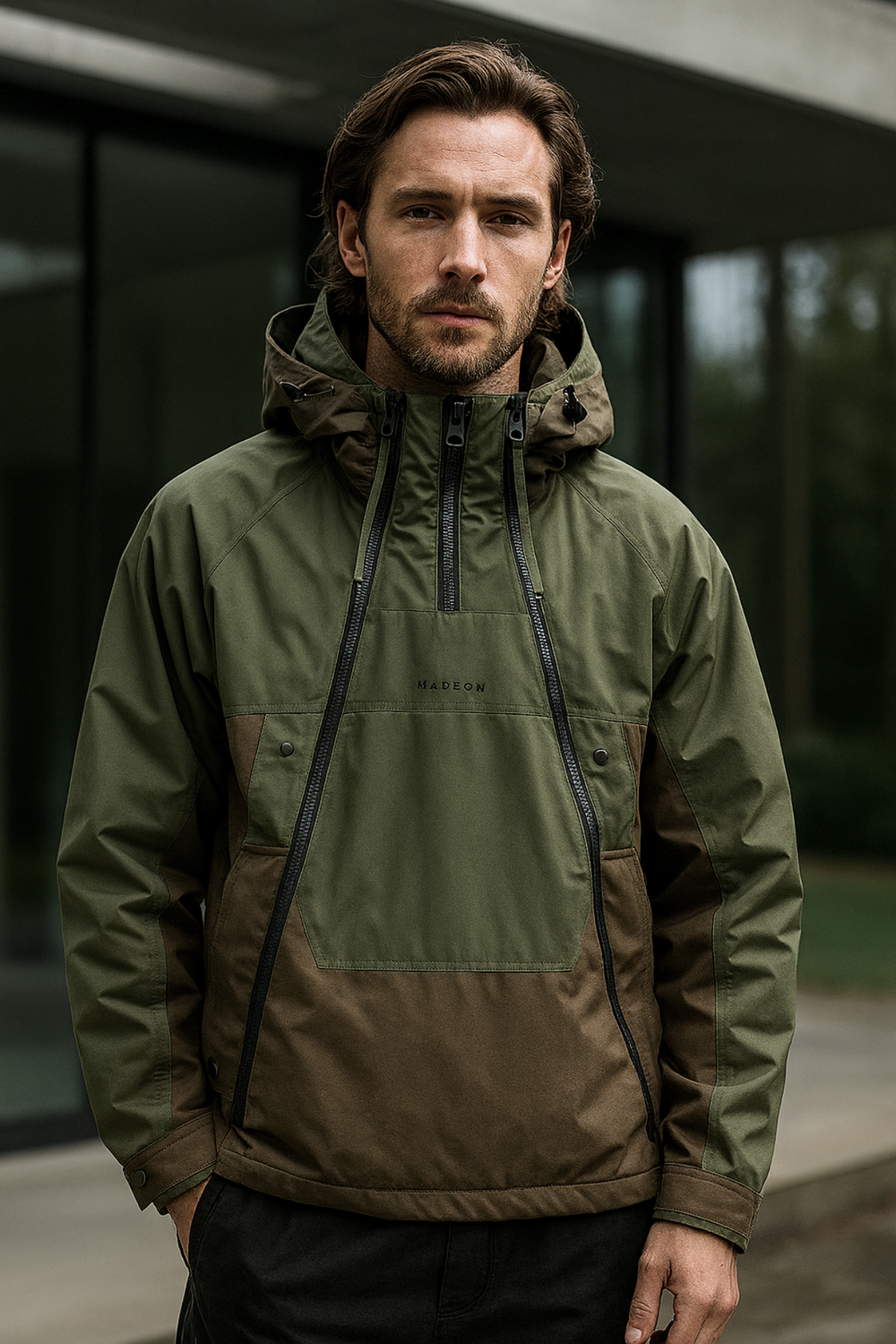 Raphael Silvano Color-Block Jacket