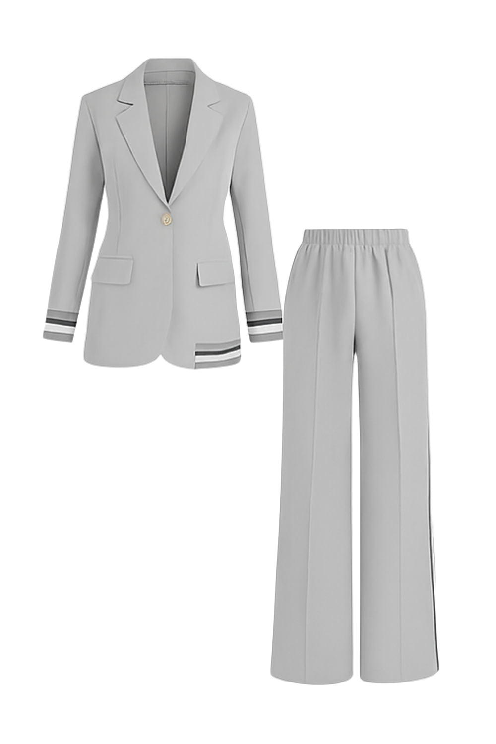 Nessa Zip-Top Lounge Set in Gray