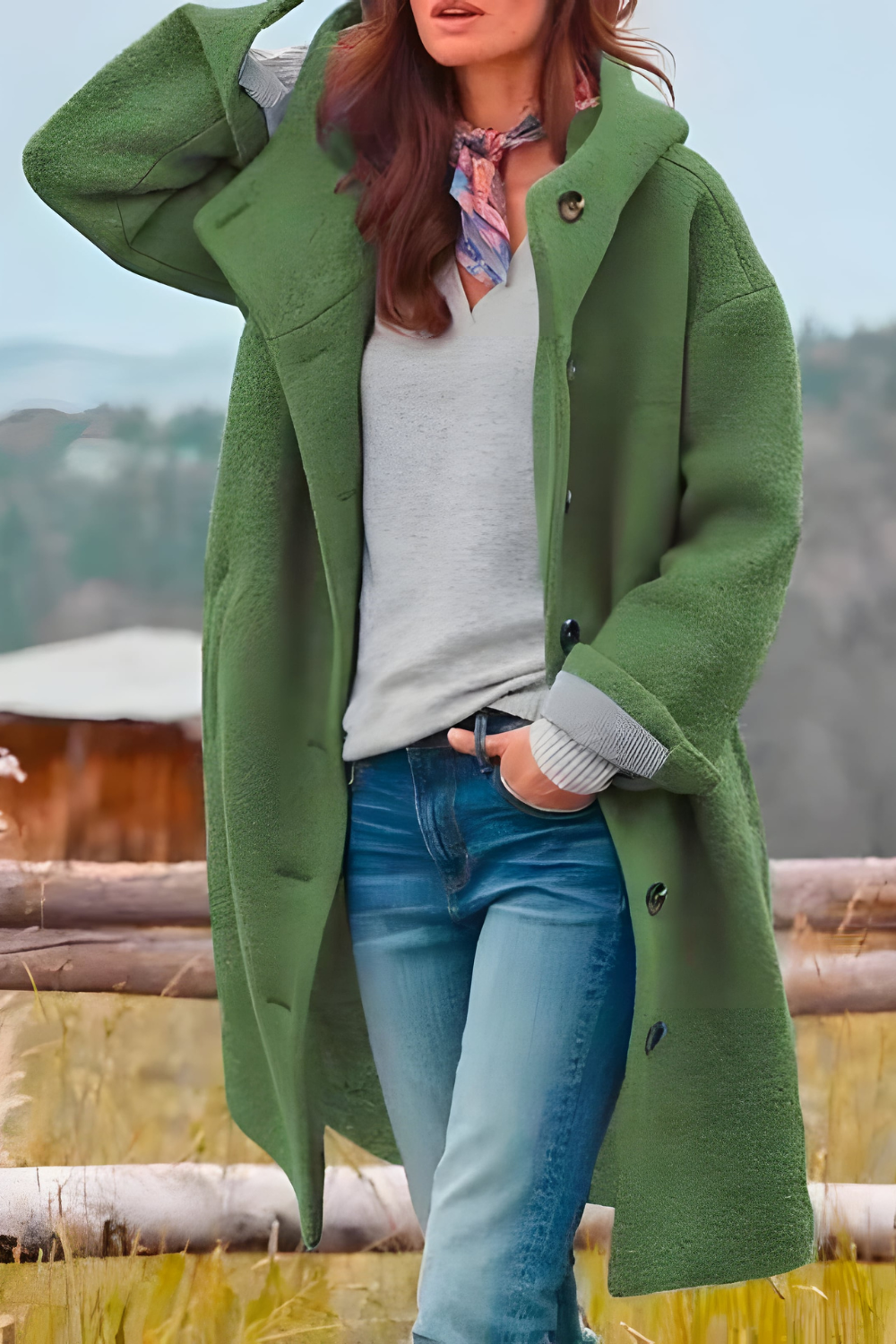 Aemie Stylish Long Coat