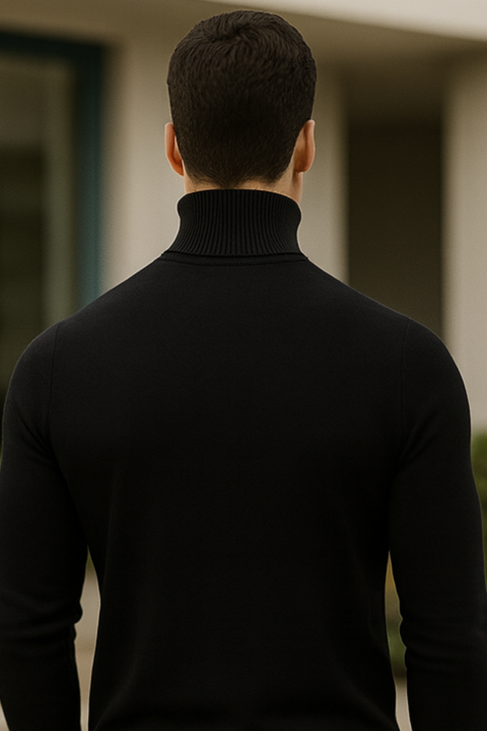 Enzo Cashmere-Blend Turtleneck Sweater