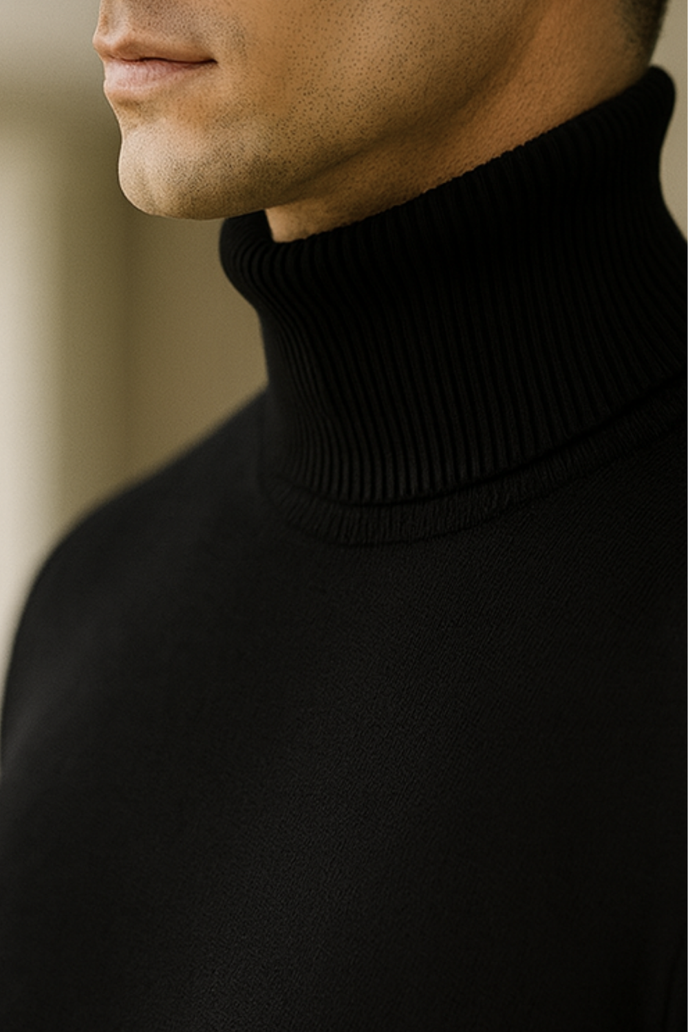 Enzo Cashmere-Blend Turtleneck Sweater