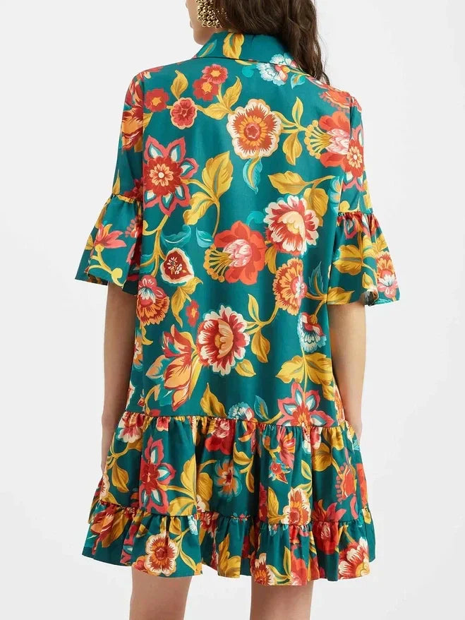 Grace Unique Mini Dress Floral Print