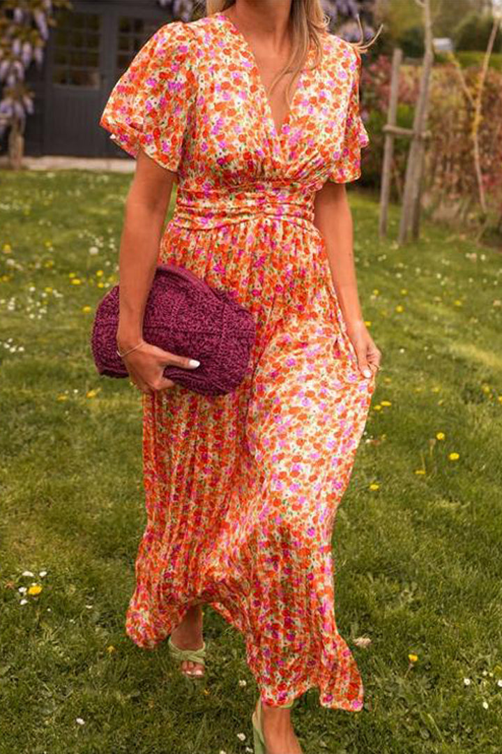 Isabella Maxi Dress V-Neck