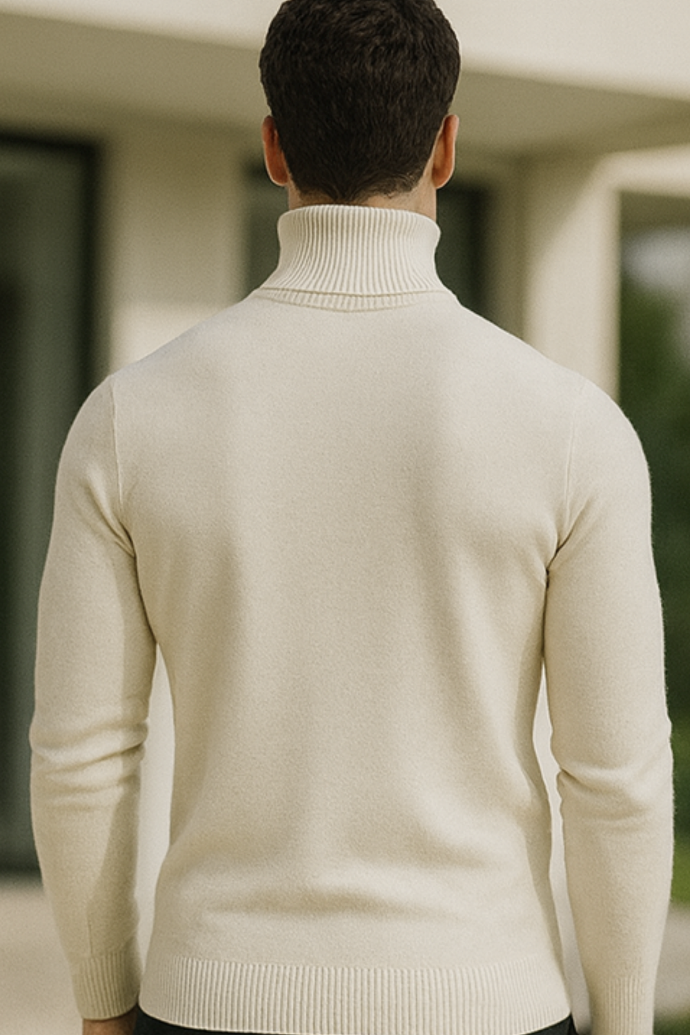 Enzo Cashmere-Blend Turtleneck Sweater