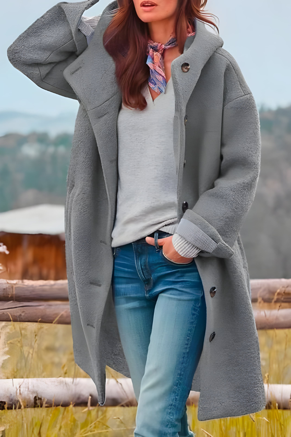 Aemie Stylish Long Coat