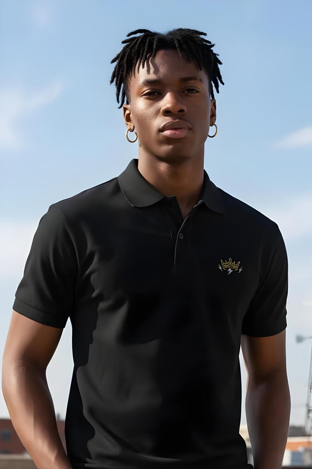Jace Classic Collared Men's Polo Shirt Versatile Top