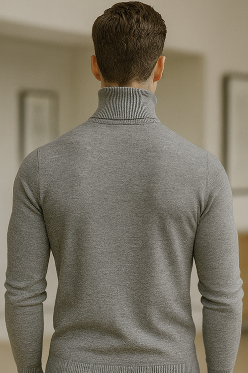 Enzo Cashmere-Blend Turtleneck Sweater