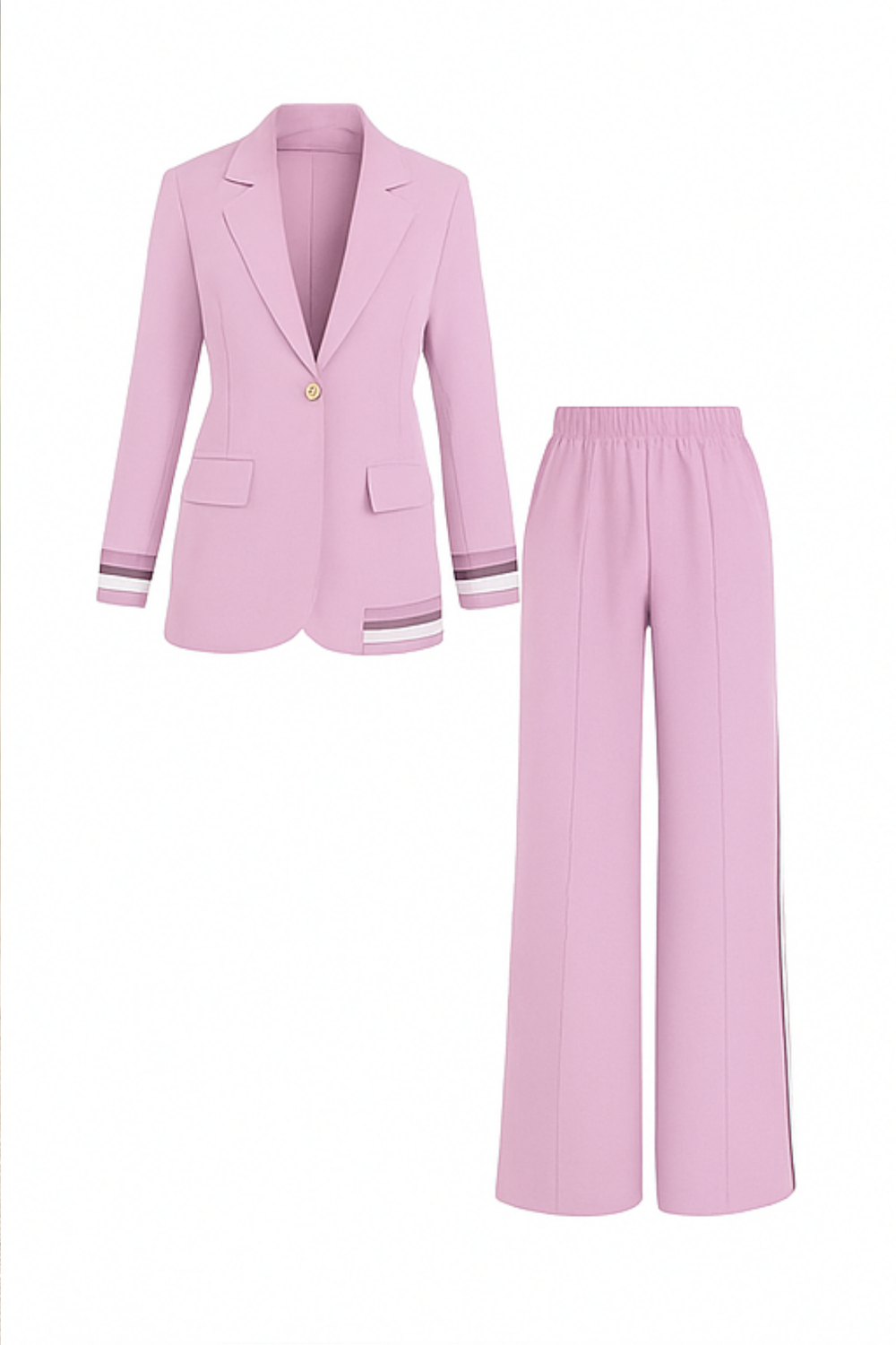 Nessa Zip-Top Lounge Set in Pink