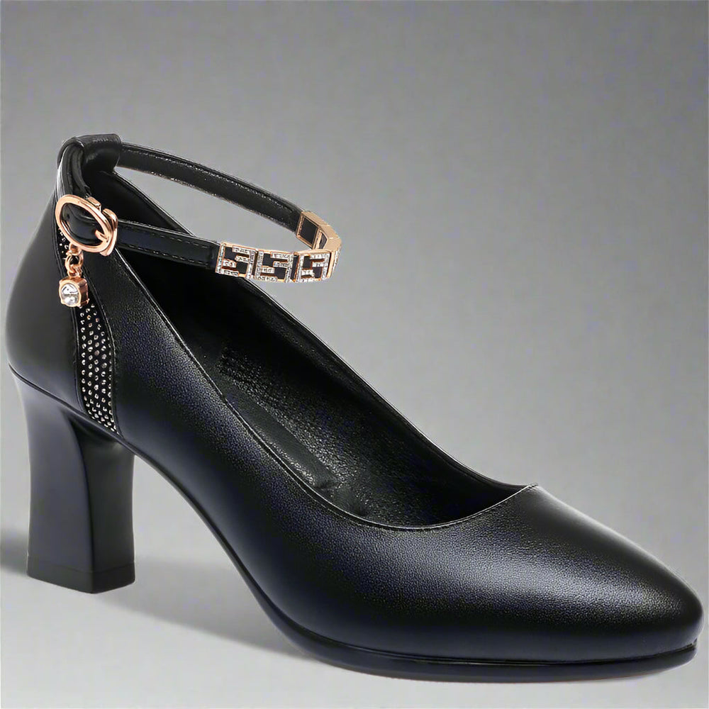 Iselin Premium Patent Dressy Office-Ready All-Day Pumps