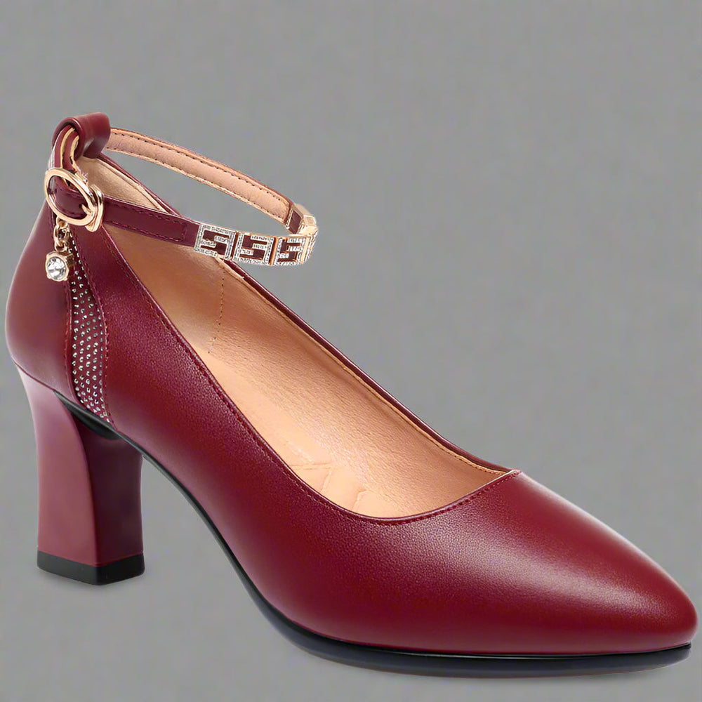 Iselin Premium Patent Dressy Office-Ready All-Day Pumps