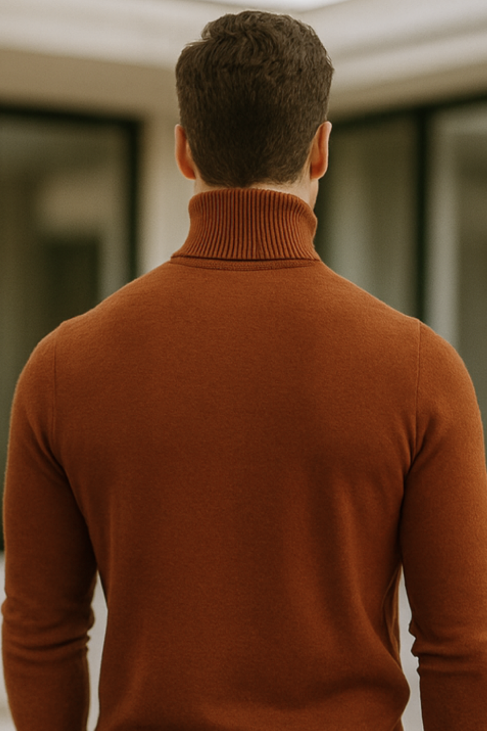 Enzo Cashmere-Blend Turtleneck Sweater