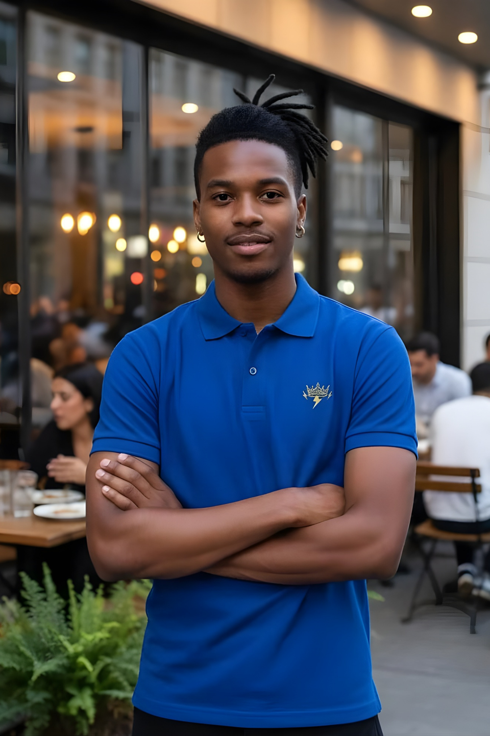Jace Classic Collared Men's Polo Shirt Versatile Top