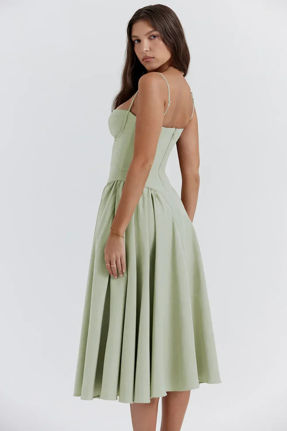 Michaela Sleeveless Midi Dress