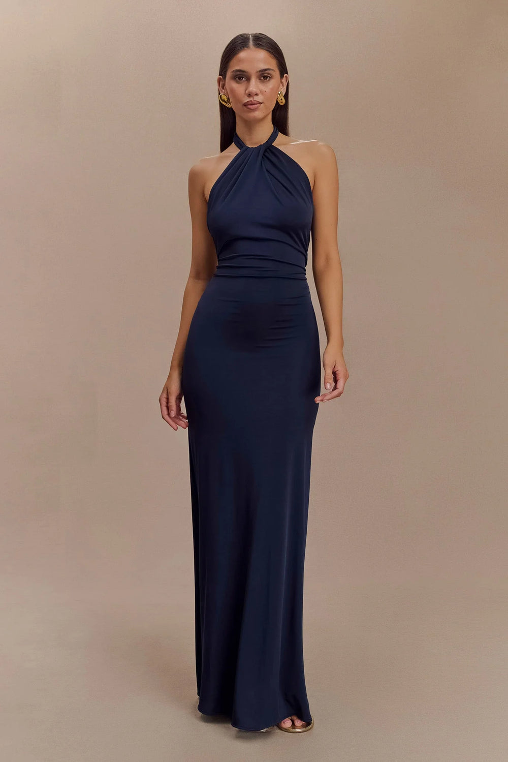 Jianna Neckholder Midi Dress