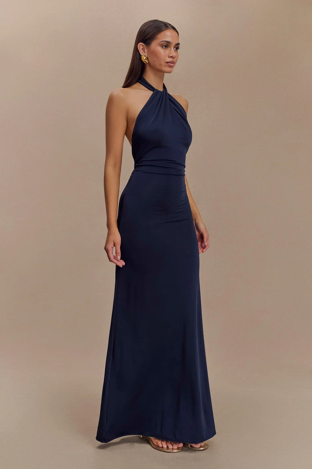 Jianna Neckholder Midi Dress