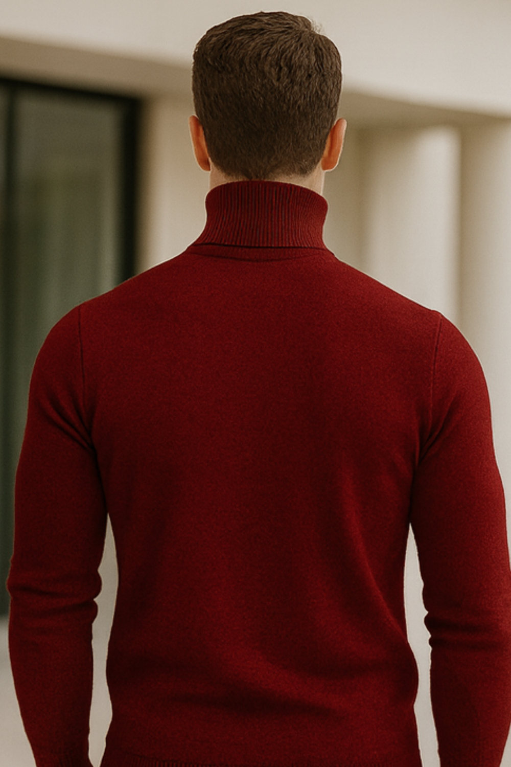 Enzo Cashmere-Blend Turtleneck Sweater