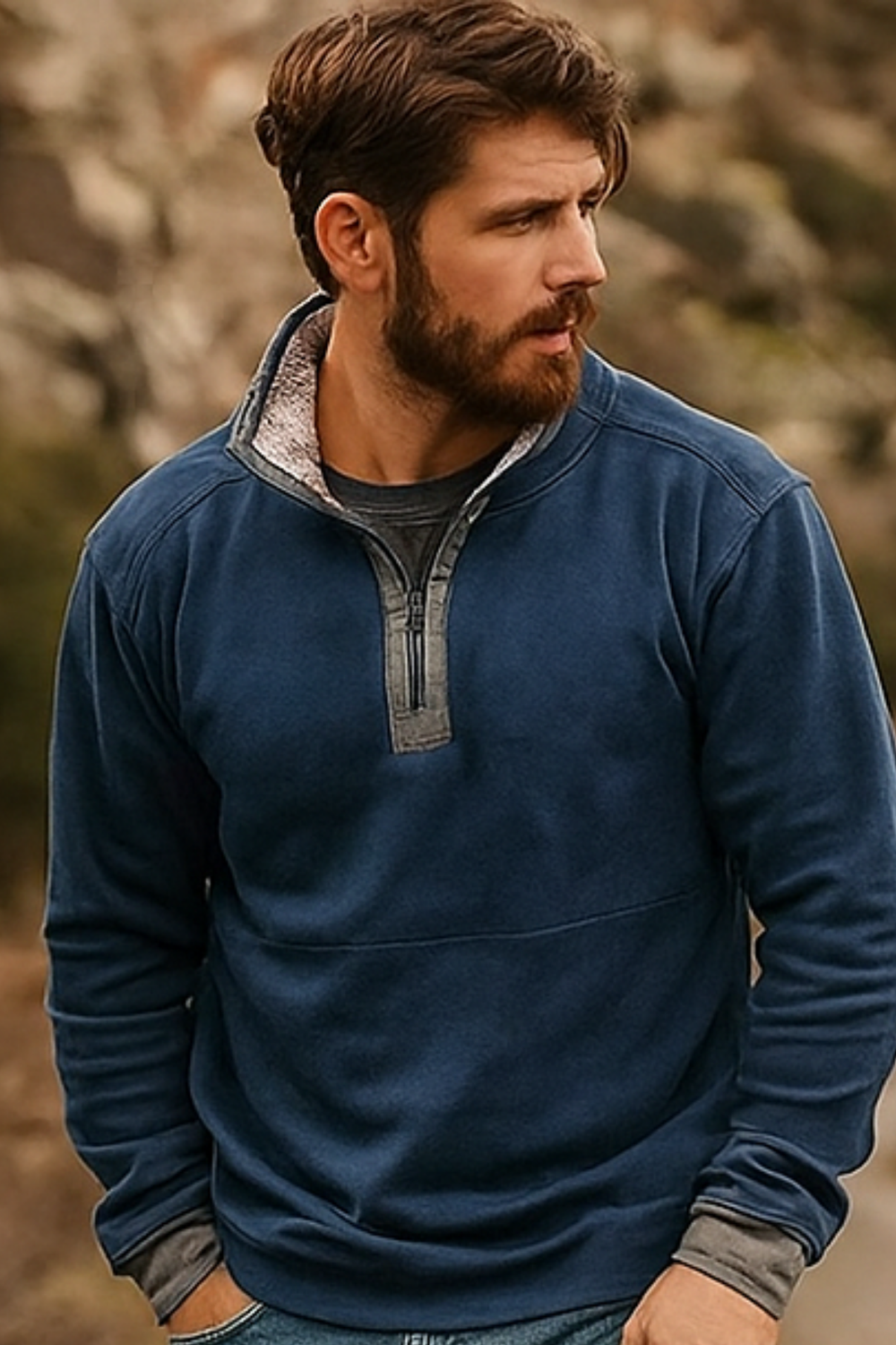 Piolo Fleece Shirt Blue