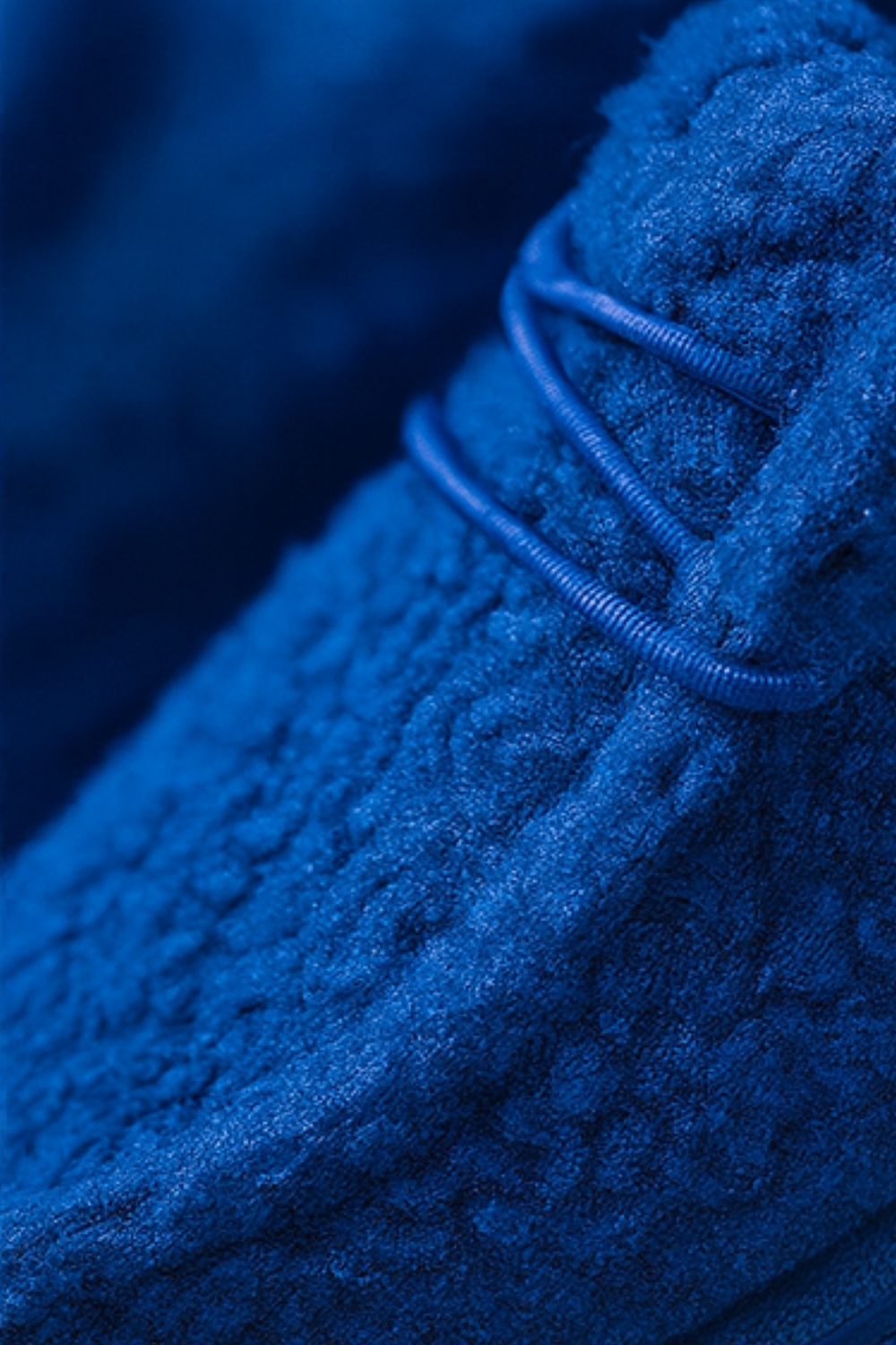 Winnie Cozy Teddy Slippers Blue