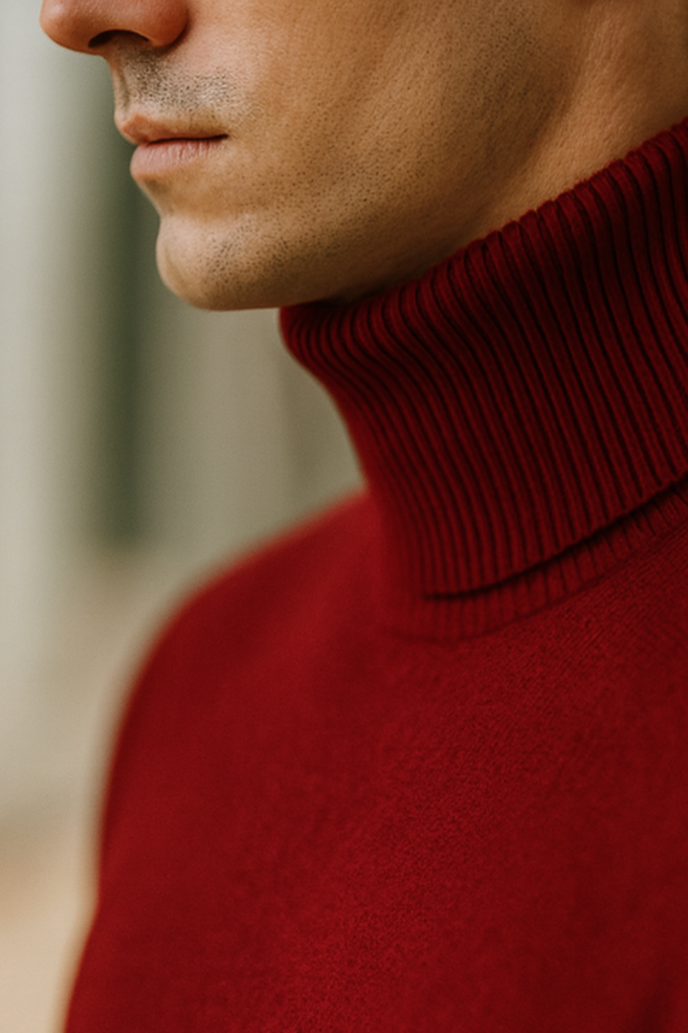 Enzo Cashmere-Blend Turtleneck Sweater