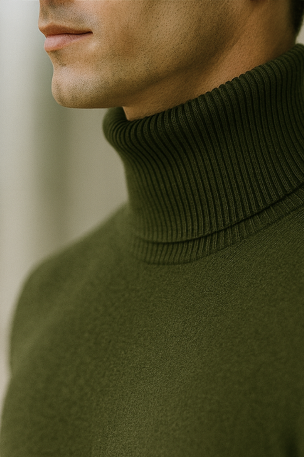 Enzo Cashmere-Blend Turtleneck Sweater