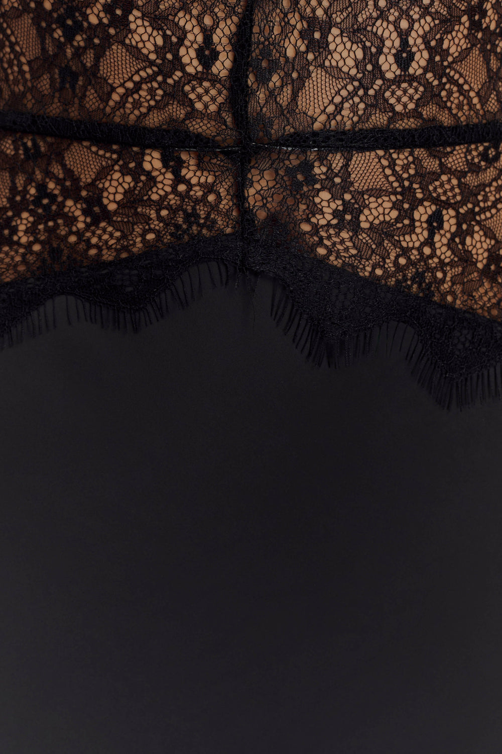 Velina Lace Satin Gown