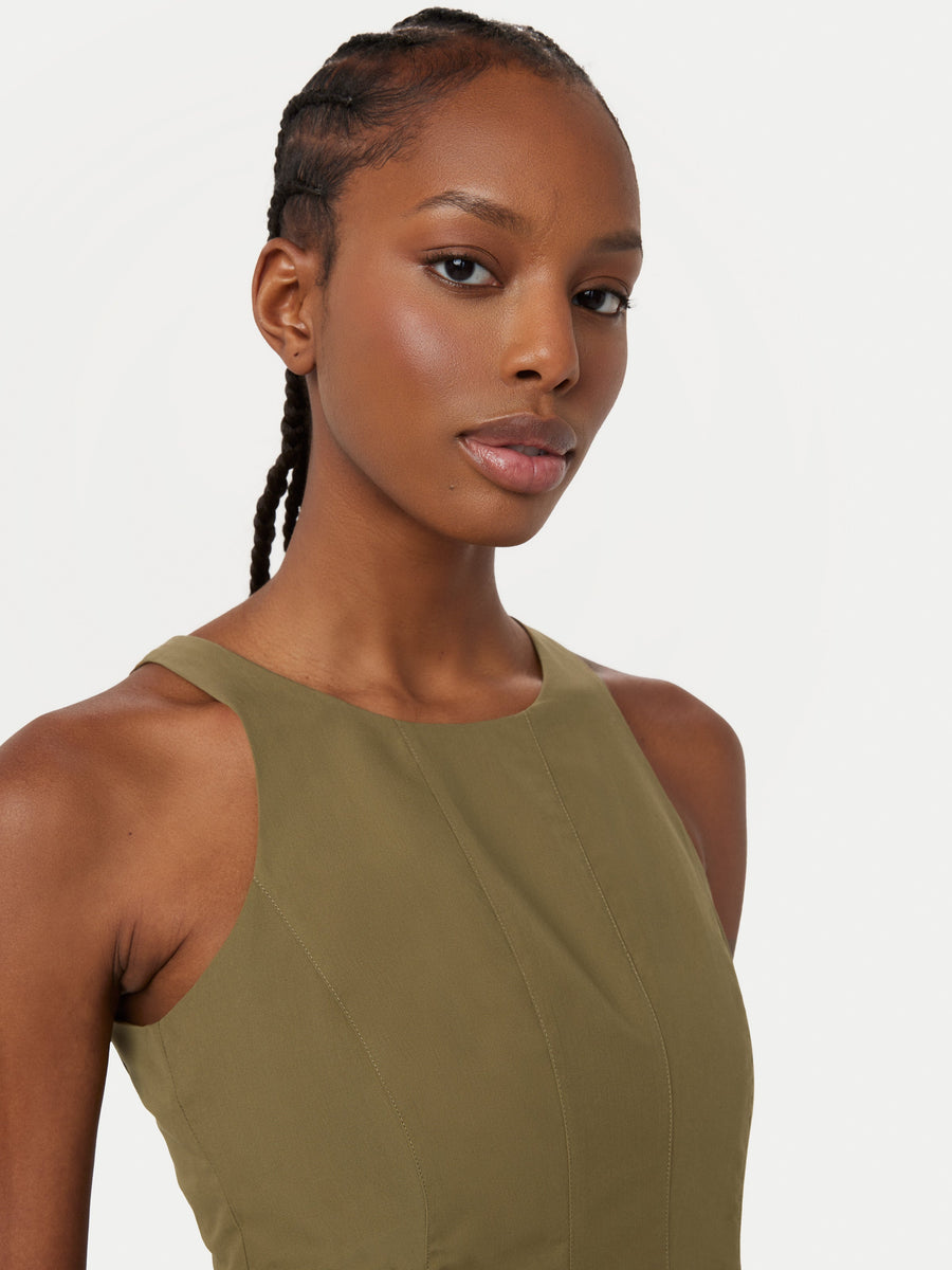 Benny Maxi Poplin Dress