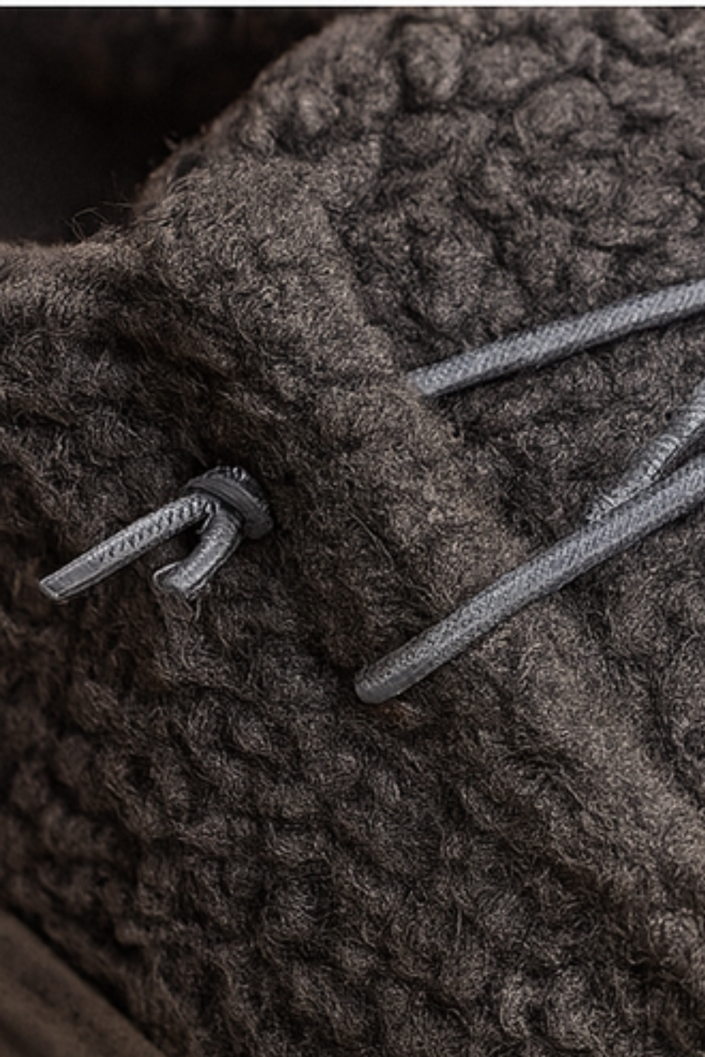 Winnie Cozy Teddy Slippers Gray