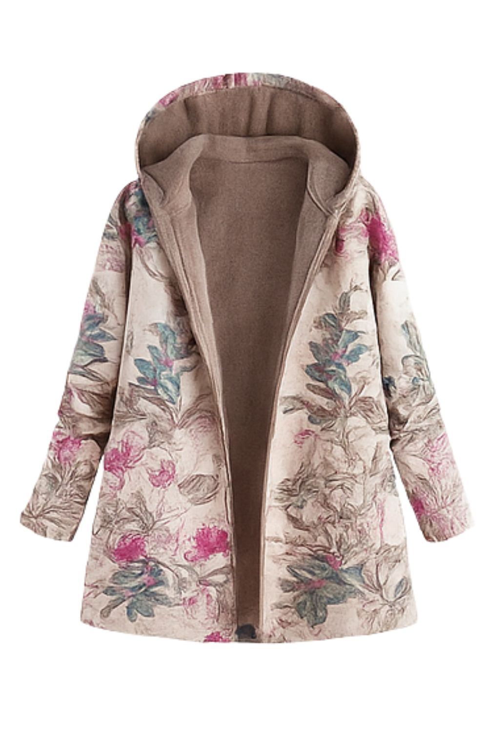 Lamelia Fleece-Lined Jacket Pink
