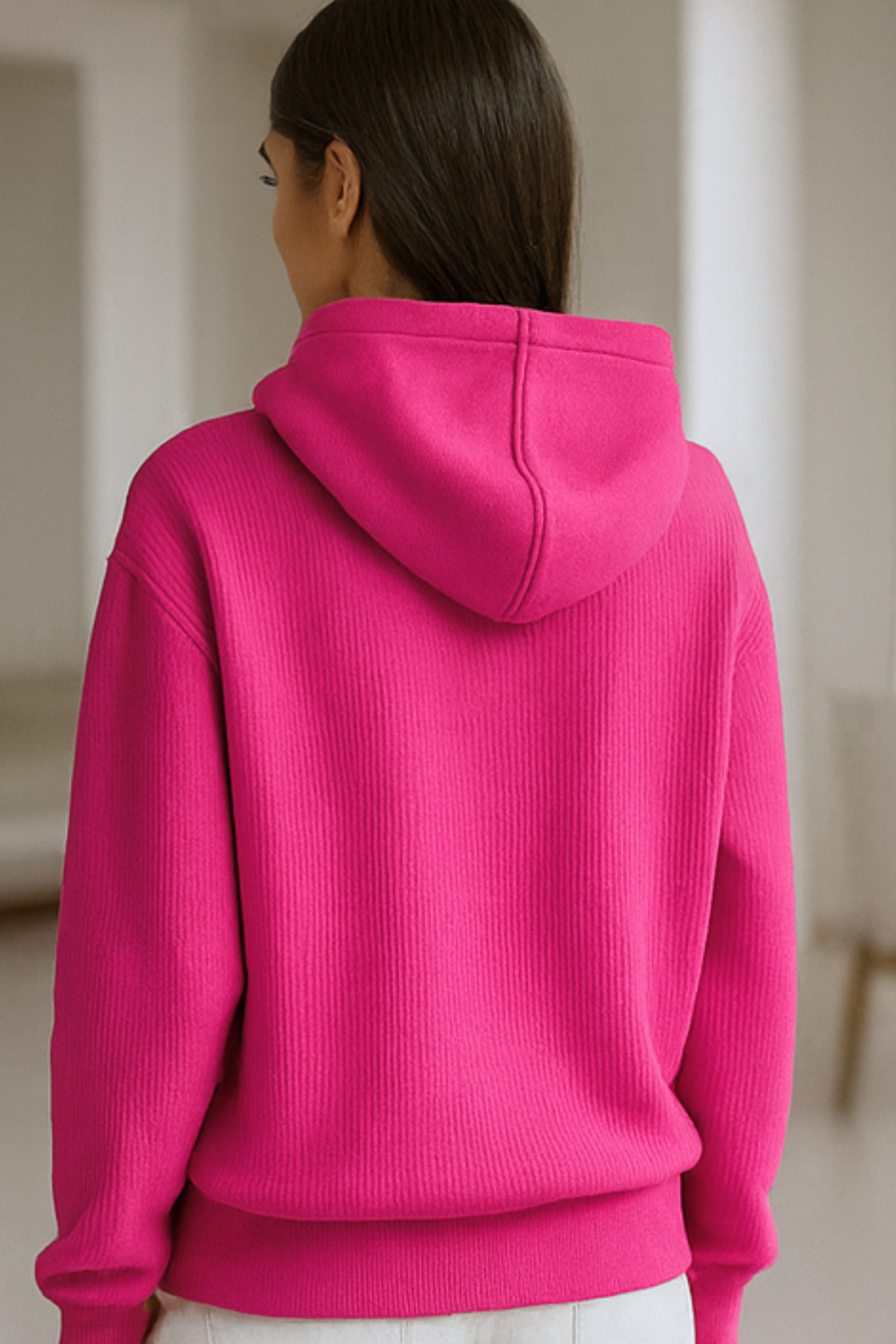 Briana Breast Cancer Awareness Ribbon Sweater