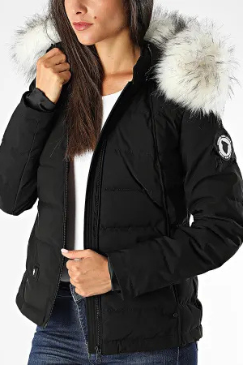 Freya Faux Fur Heated Puffer Jacket