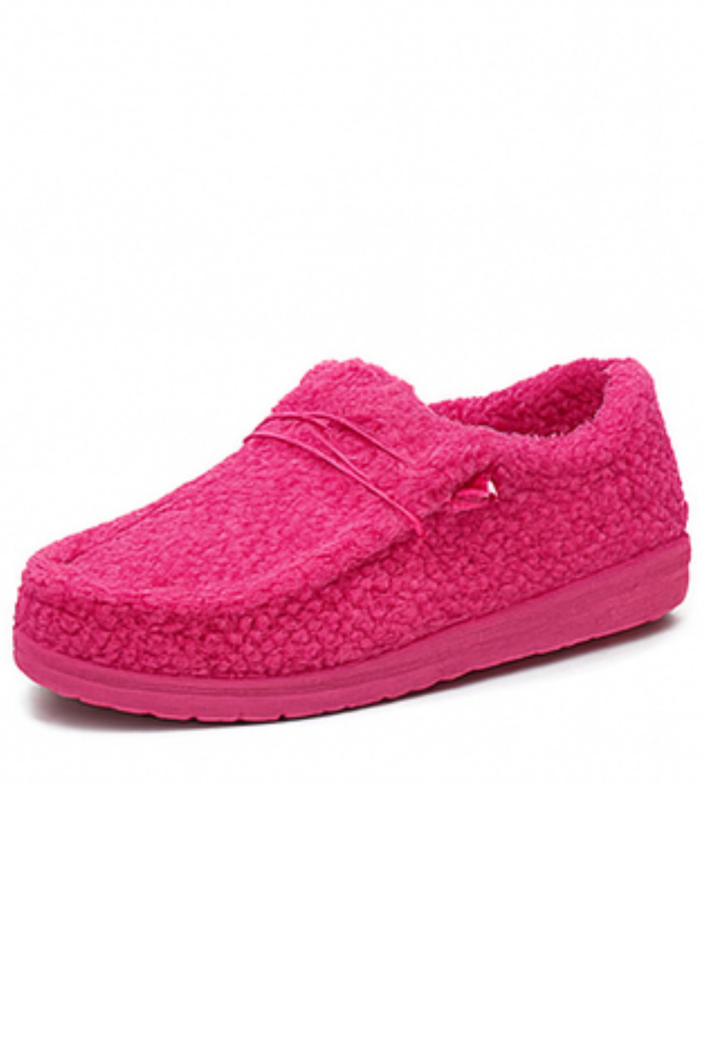 Winnie Cozy Teddy Slippers Pink