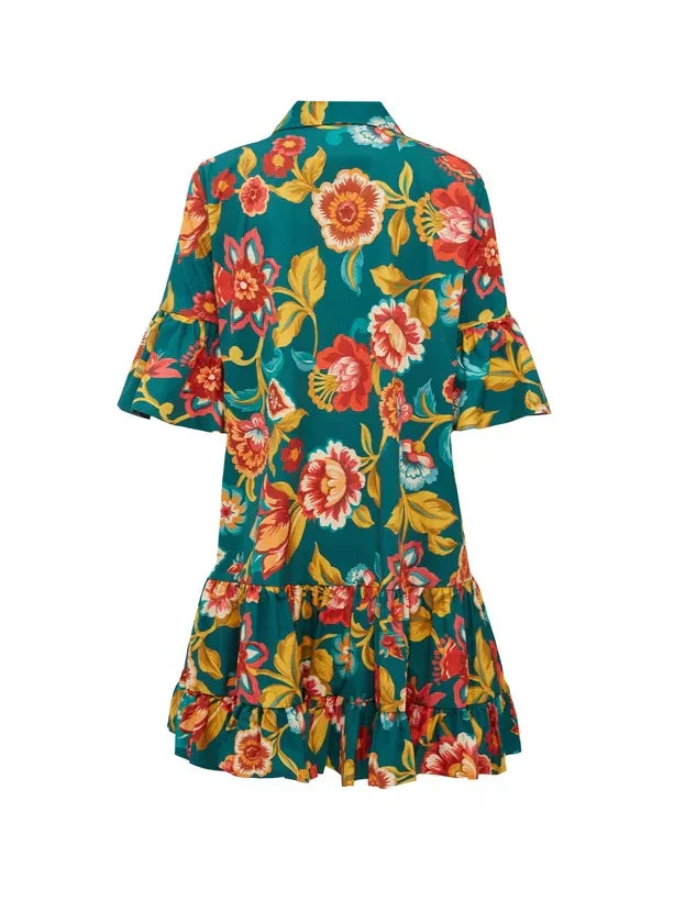 Grace Unique Mini Dress Floral Print