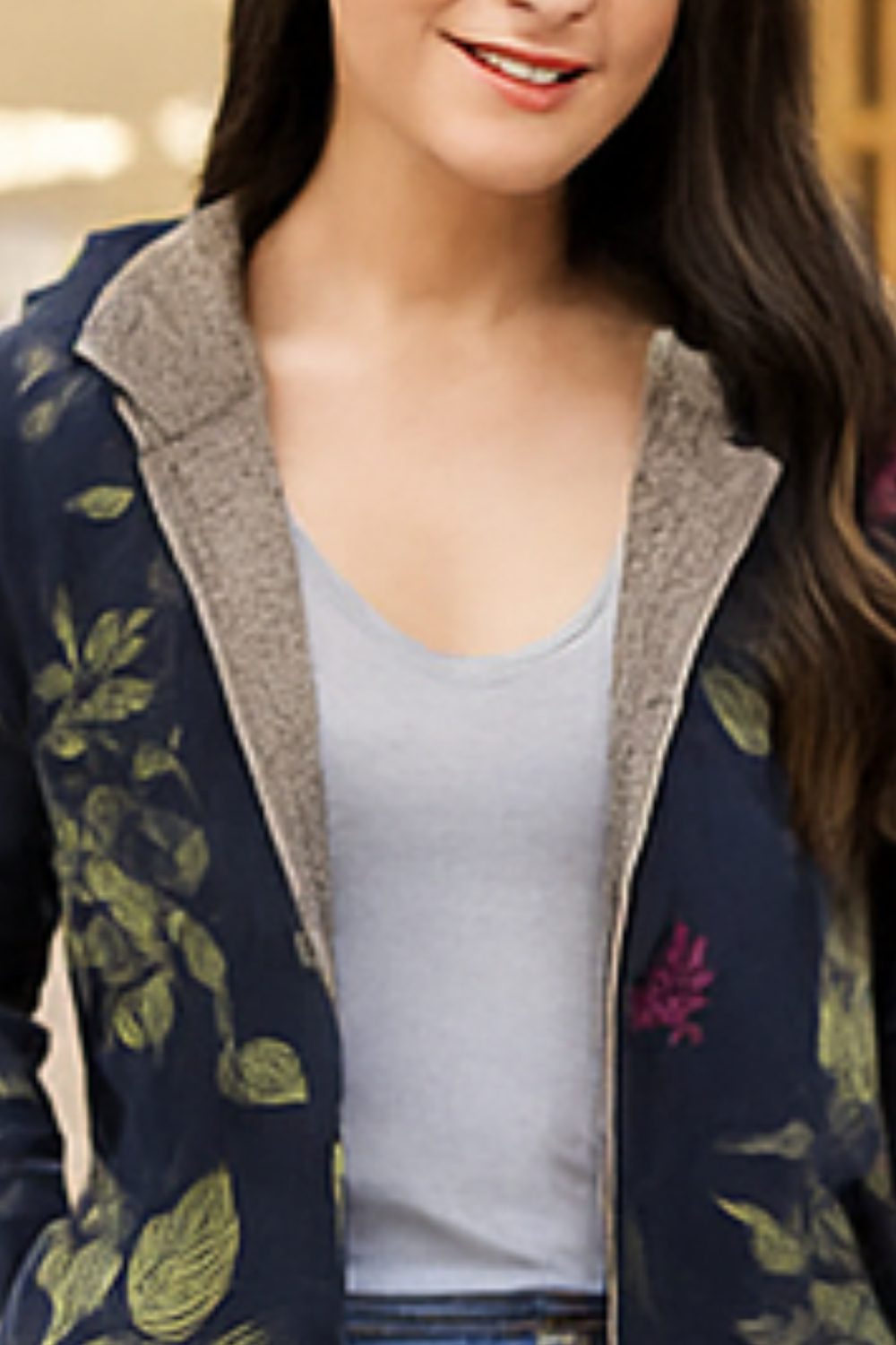 Lamelia Fleece-Lined Jacket Navy