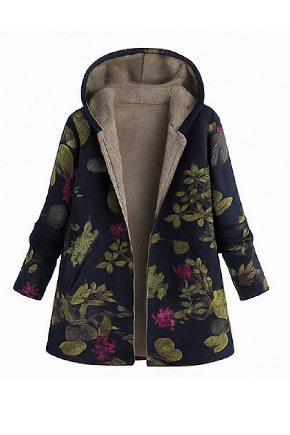 Lamelia Fleece-Lined Jacket Navy