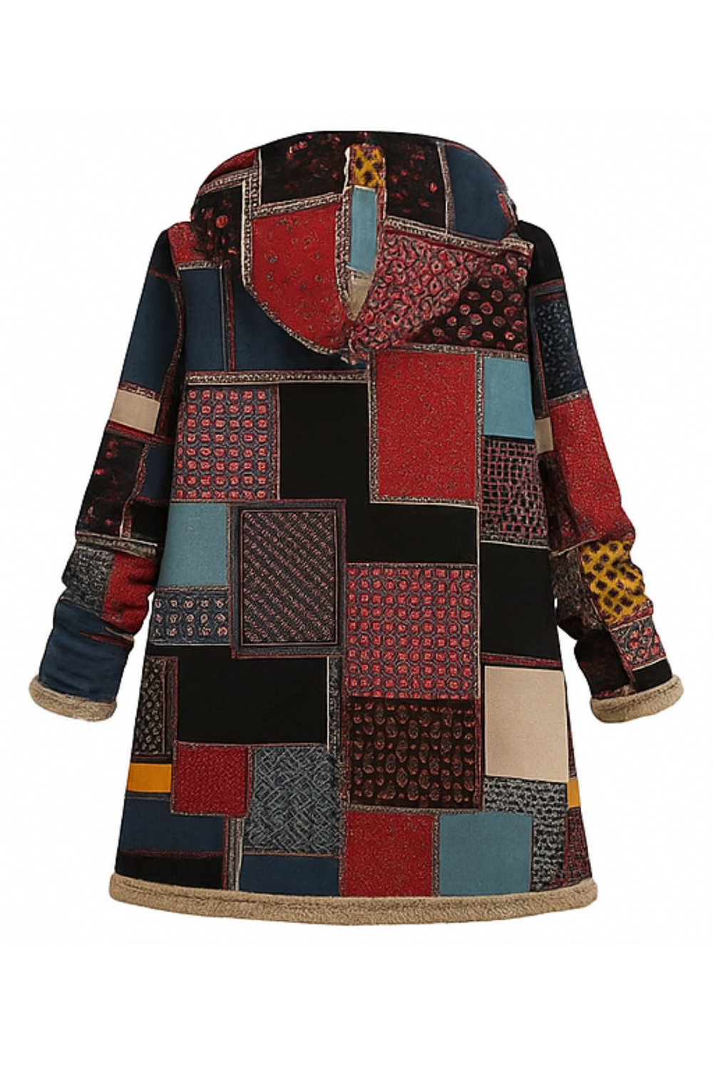 Lamelia Fleece-Lined Jacket Red