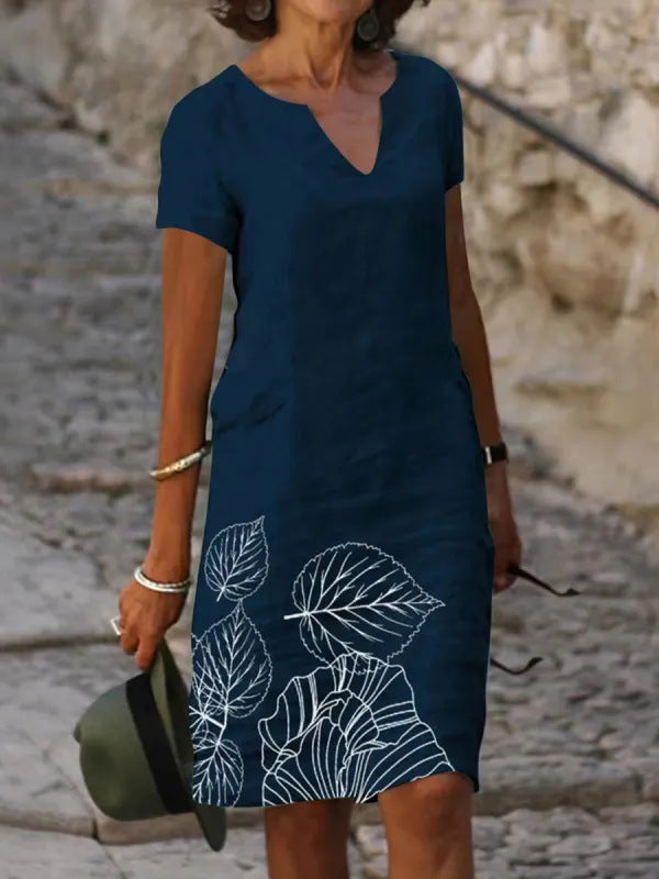 Josette Mini V-Neck Dress