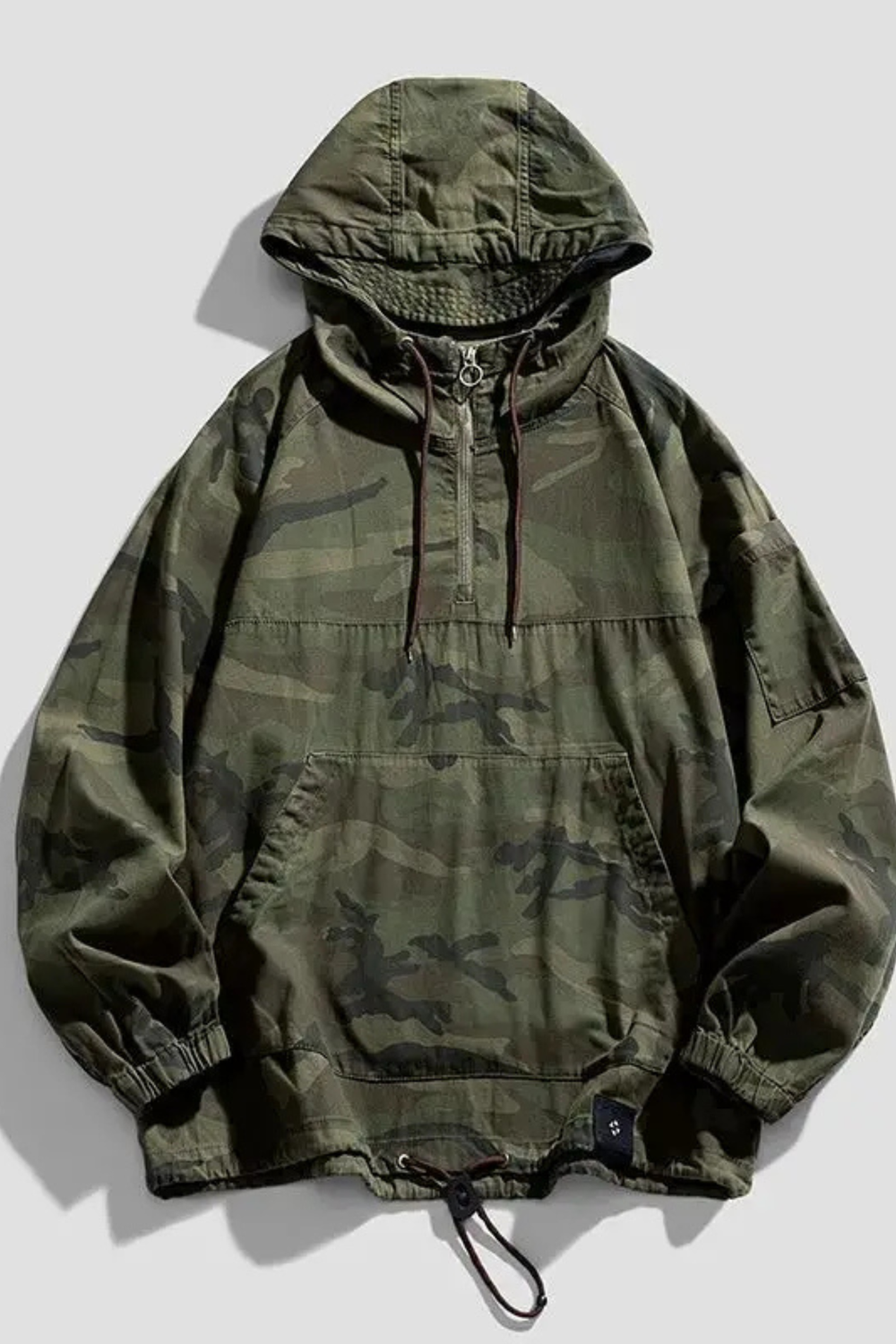 Eddie Lightweight Hooded Urban Camo Jacket for Spring to Fall