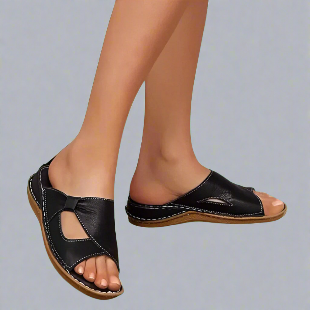 Elisabet Orthopedic Leather Sandal