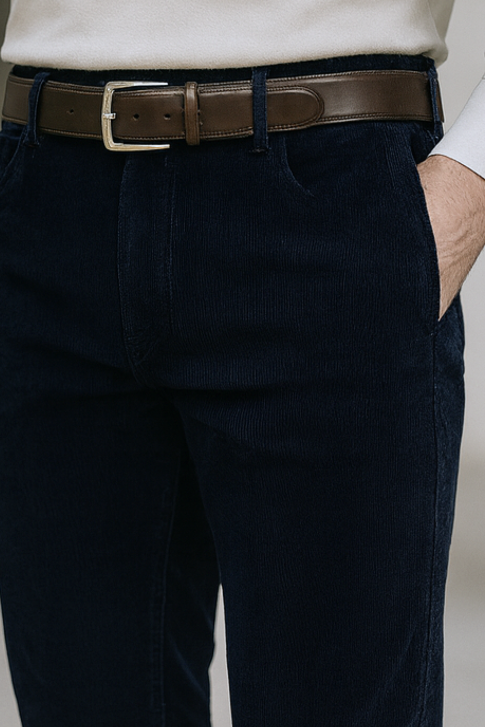 Sanz Corduroy Tailored Suit Dress Pants Flattering Pants