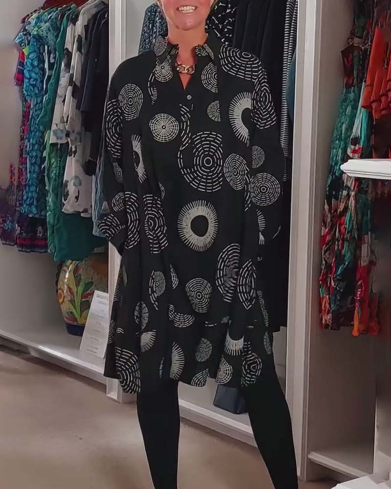 Alvaya Geo-Chic Wickelkleid