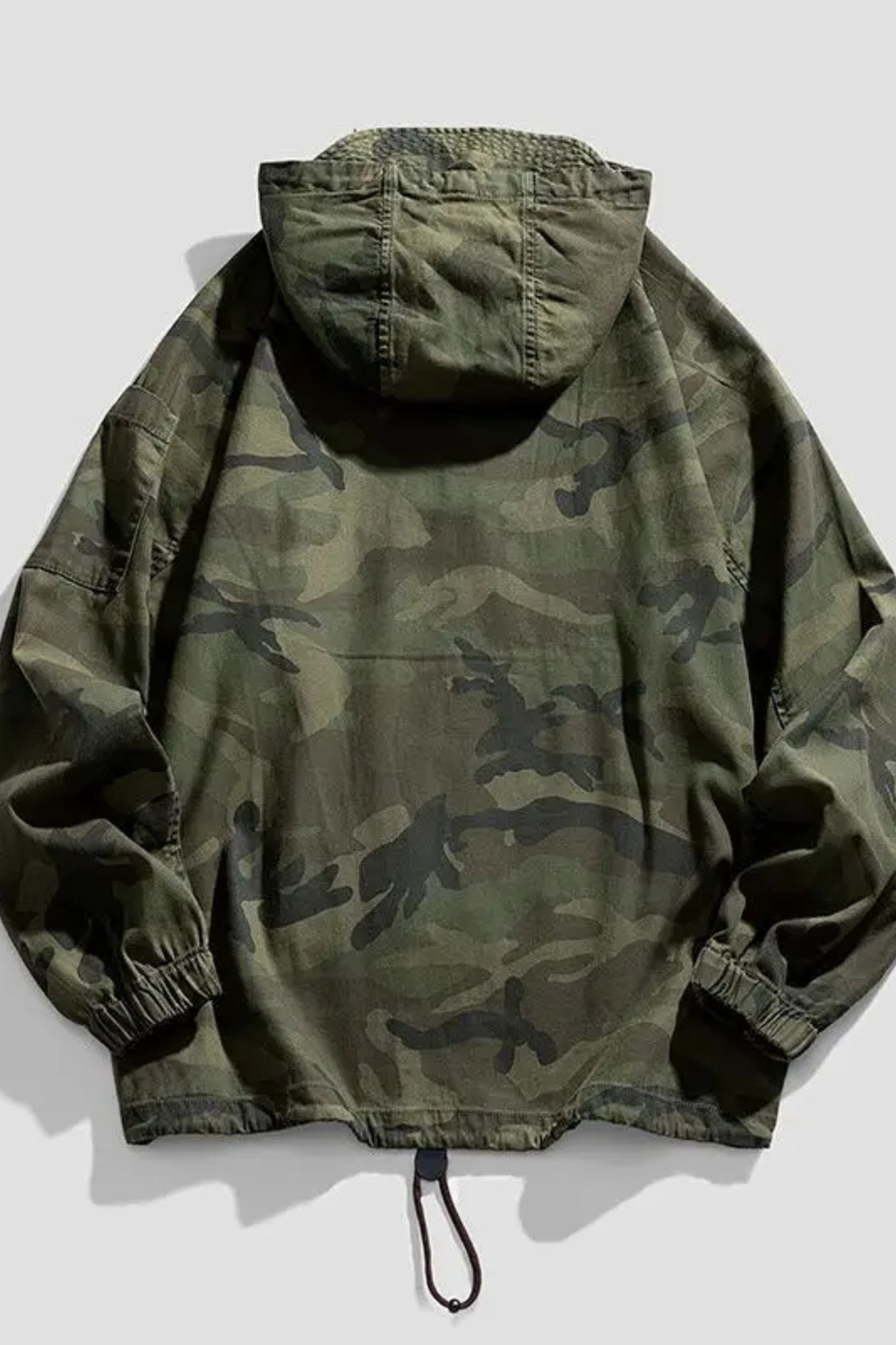 Eddie Lightweight Hooded Urban Camo Jacket for Spring to Fall