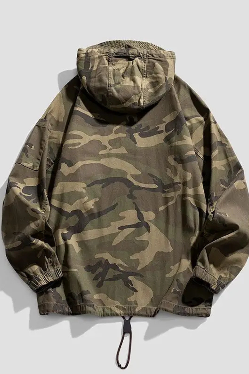 Eddie Lightweight Hooded Urban Camo Jacket for Spring to Fall