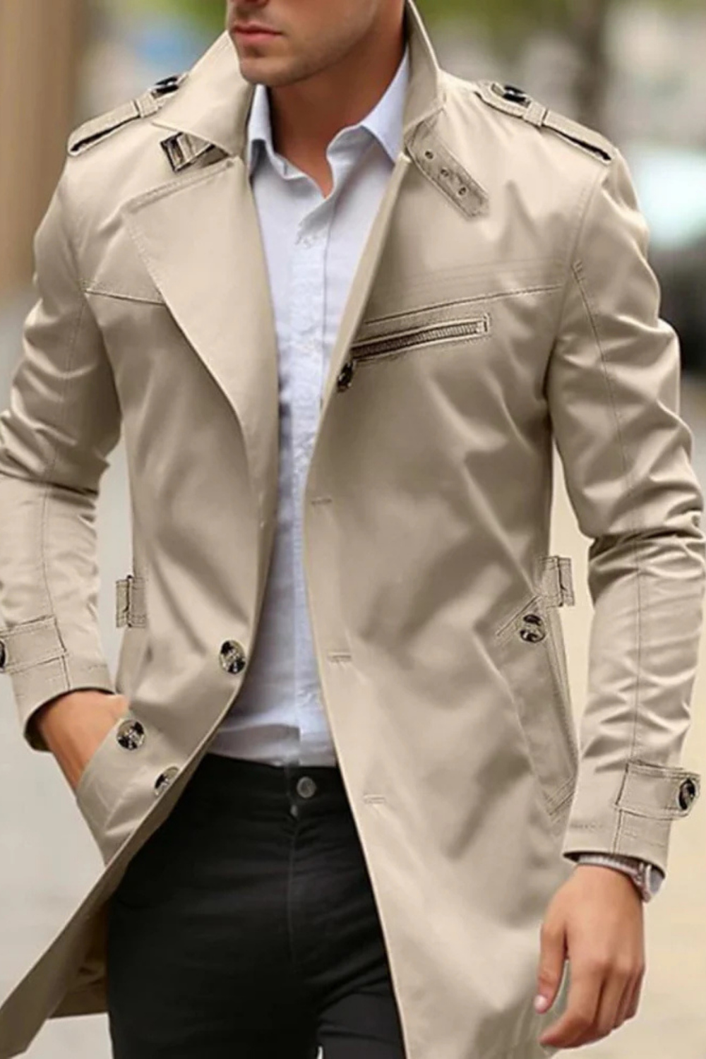 Johnson Shirt Hellbeige