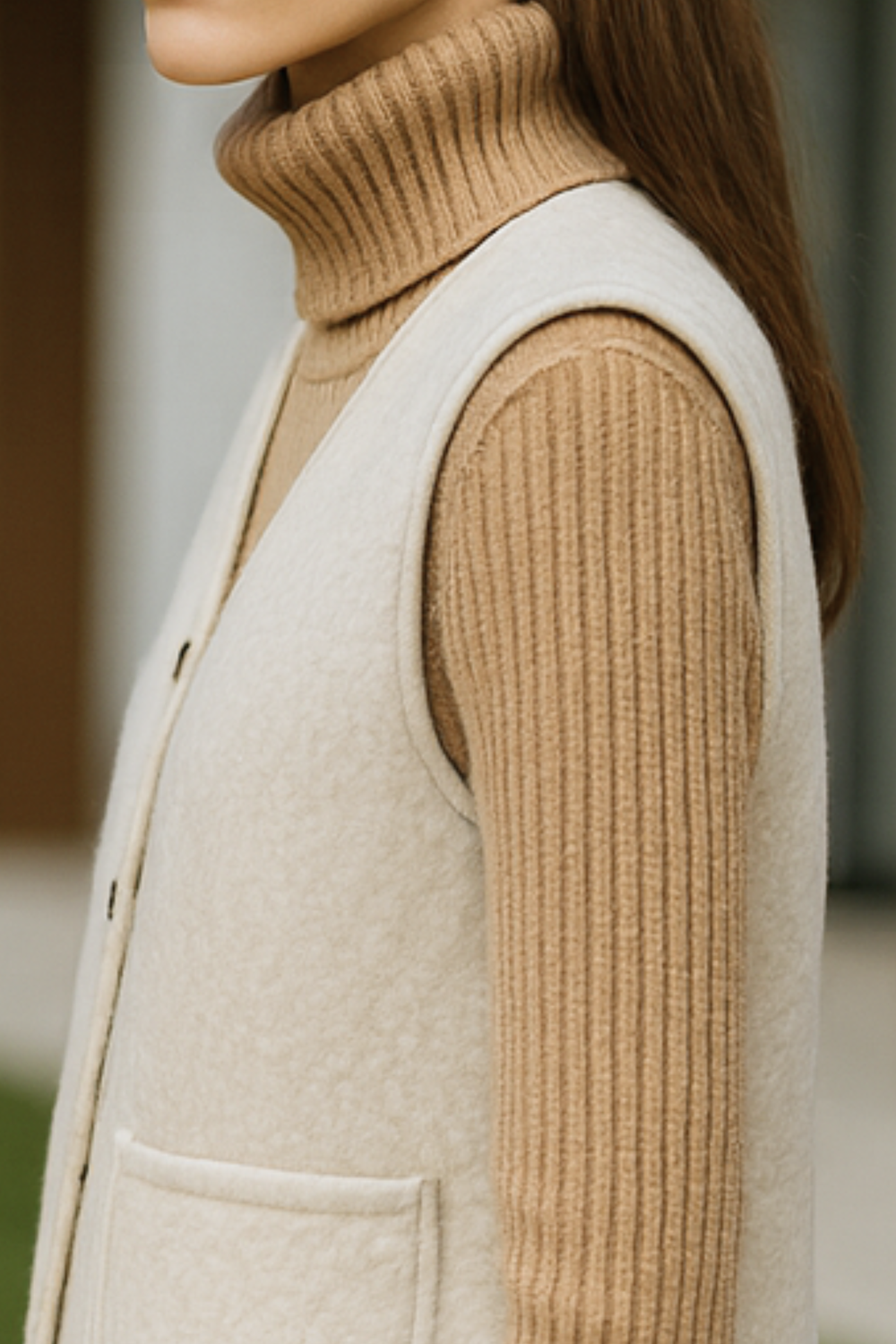 Roswell Soft Wool Front-Button Cardigan Stylish Sweater