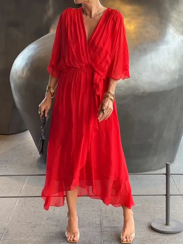 Monica V-Neck Dress