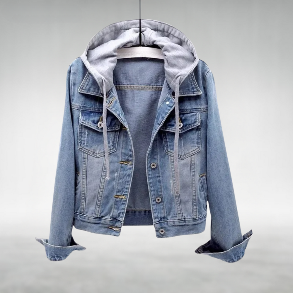 Talia Urban Edge Hooded Full-Zip Streetwear Jacket